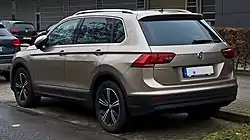 Vista posterior del VW Tiguan (Segunda generación)