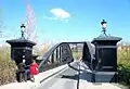 Vista frontal del puente, año 2023.