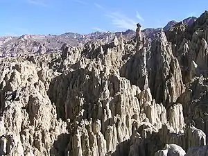 Formaciones en el Valle de la Luna