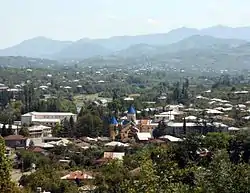 Vista de Vani desde el museo arqueoógico