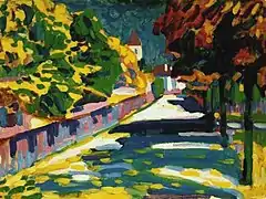 Otoño en Baviera, óleo sobre lienzo, 1908. Centro Pompidou