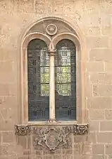 Ventana renacentista de la Iglesia de San Esteban.