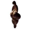 Venus de Lespugue, que lleva  una "falda de hilo"