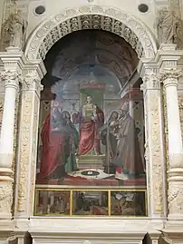 Retablo de la iglesia de Santa Corona (Vicenza), de Bartolomeo Montagna.