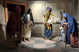 Escena 5: La presentación del Niño Jesús en el Templo