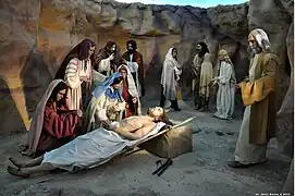 Escena 30: El descendimiento de Jesús de la cruz