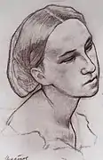 La hermana del artista