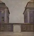 Edificios de la Sociedad Asiática desde la calle de St.Annae, 1902