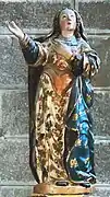Talla de la Virgen María.