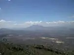 Vista panorámica desde la sima del Volcán de Ipala.