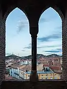 Detalle de una ventana desde el interior