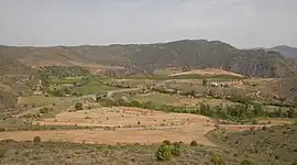 Panorámica de las cercanías de la población