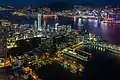 Vista del Puerto de Victoria desde el Sky100.