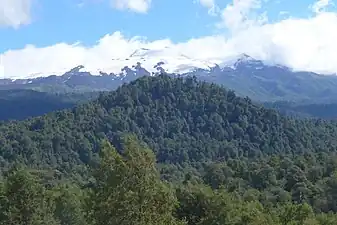 Vista al Volcán Choshuenco