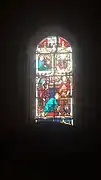 Vidriera de la Sagrada Familia, transepto sur