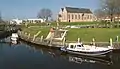 El puerto y la iglesia en Vollenhoven