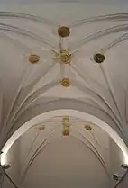 Bóveda de la iglesia.