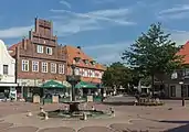 Vreden, la fuente en el Mercado
