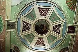 Techo de Robert Adam de la Adelphi, ahora en el V&A