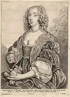 Duquesa de Lennox, después de van Dyck, por Václav Hollar.