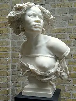 Pourquoi naître esclave ? (1869), mármol, Copenhague, Ny Carlsberg Glyptotek.