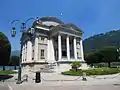 Templo Voltiano, situado en el puerto de Como, mausoleo dedicado a Alejandro Volta, inventor de la pila.
