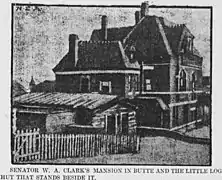 La mansión en 1904