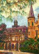 Pintura del cabildo por William Woodward (1914).