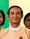 Win Myint,  Presidente de Birmania.