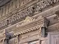 Detalle de una casa de madera