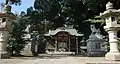 Santuario Yasaka ubicado en  Iwai.