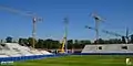 Primera fase de reconstrucción del estadio.