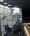 Uno de los murales de la serie La ciudad, de Enrique Zamudio.