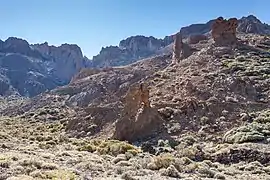 Formación rocosa conocida como el "Zapato de la Reina".