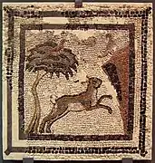 Abril: liebre y pájaros.