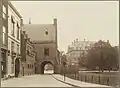 Situación en 1923 poco después de que los edificios fueran demolidos para dar paso a la nueva construcción de carreteras.