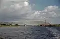 El viejo puente ferroviario sobre el Lek