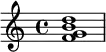 \chordmode {
g1:7/f
}