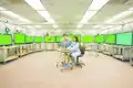 La televisión de pruebas de laboratorio