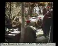 Mercado de huevos en el mellah en 1929.