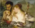 Ninfa y fauno, 1878. Museo Nacional, Estocolmo.