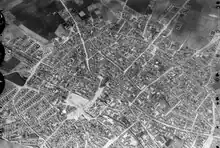 Vista aérea en 1928.