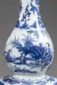 Porcelana tradicional china del siglo XVII, donde se usó azul de cobalto