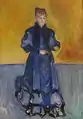 Edvard Munch: Elisabeth Förster-Nietzsche (1906), óleo sobre lienzo, 115 × 80 cm, Thielska galleriet, Estocolmo.