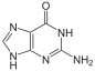 Estructura química de la guanina