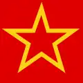 Estrella roja, símbolo del comunismo.