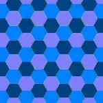 Otro mosaico regular (ignorando colores: p6m)