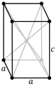 Tetragonal, centrada en el cuerpo