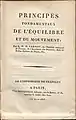 Principes fondamentaux de l'équilibre et du mouvement, 1803