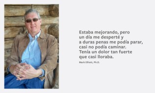 Mark pudo tratar algunos de sus síntomas de COVID persistente, pero aún sigue lidiando con una fuerte confusión mental. 